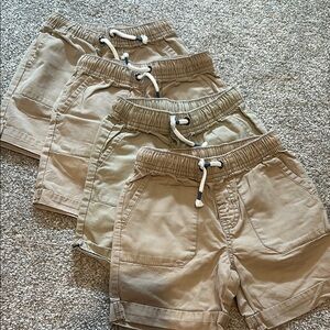 Cat & Jack Tan Flat-Front Shorts